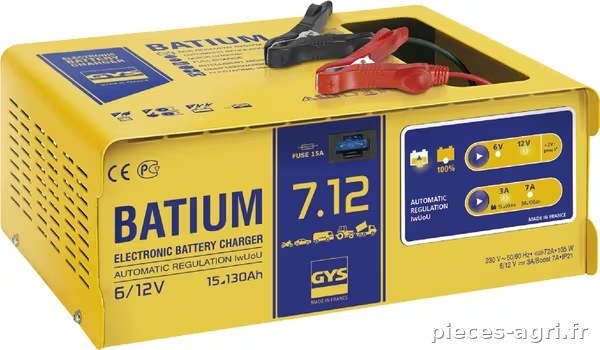 Chargeur batterie BATIUM 7.12 · réf. 024496GYS