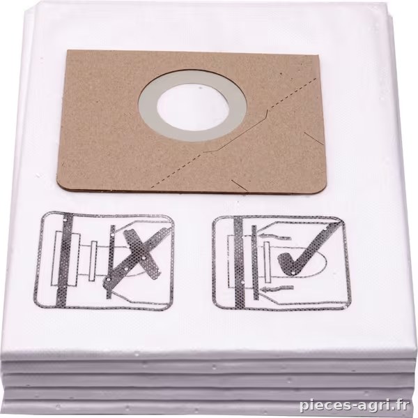 Jeu de sacs filtrants en non-tissé 35 L, Kärcher · réf. 69074790