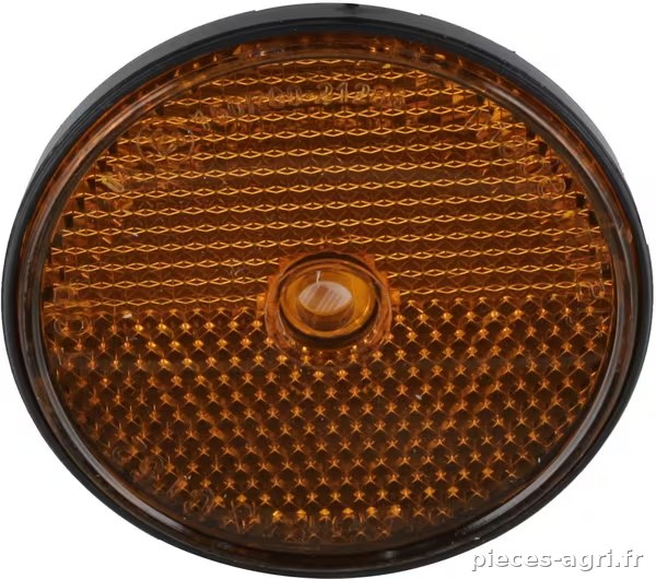 Réflecteur rond orange Ø60mm (2) vue 3