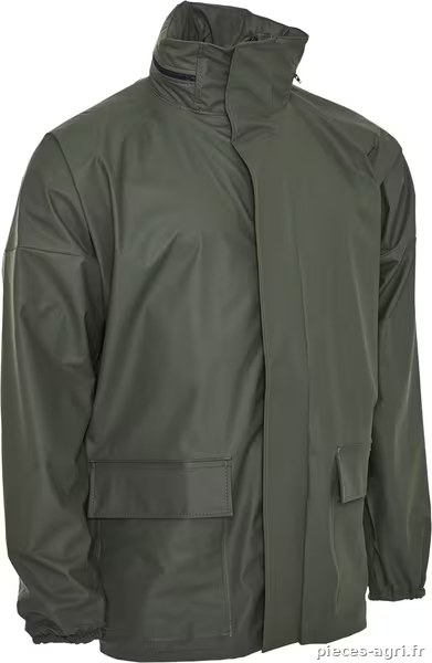 Veste de pluie olive L · réf. 076300001L