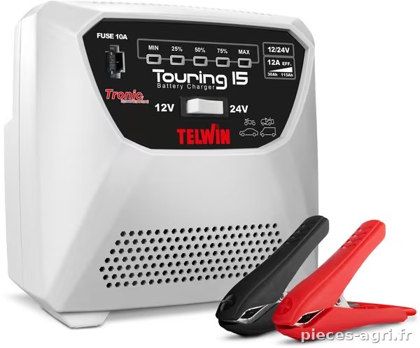 Chargeur de batterie Touring 15 230V 12V/24V · réf. 807852TEL