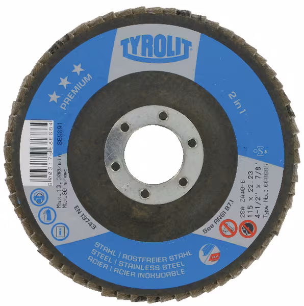 Disque abrasif à lamelles 115m · réf. K192202