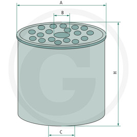 Fleetguard Filtre à carburant · réf. 739FF167A