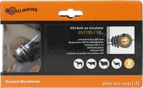 Isolateur à vis XDI (x10) vue 2