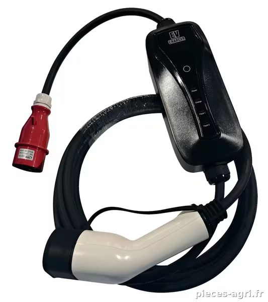 Câble de charge EV, type 2, prise CEE, 11 kW, 16A, 5m · réf. EVC221335
