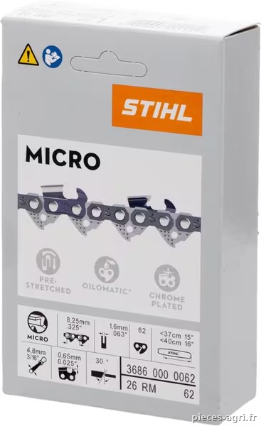 Chaîne 26 RM Rapid Micro · réf. 36860000062