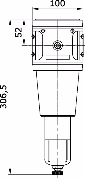 Filtre à air comprimé 3/4" vue 3
