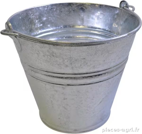 Seau à eau galvanisé 11L · réf. TZ1111