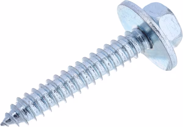 Vis auto-perforante 6.3x38mm tête hexagonale de 10 mm, DIN 6901 Kramp · réf. 69016338P050