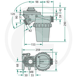 GRANIT Filtre d'aspiration FM 1 1/2", maille 32 vue 3