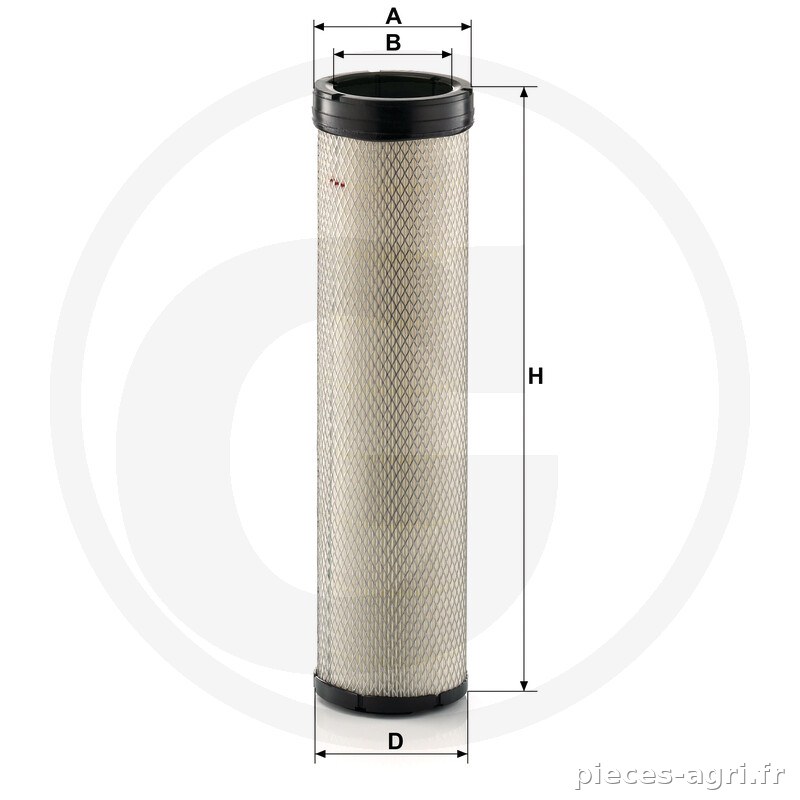 MANN FILTER Filtre à air secondaire vue 3