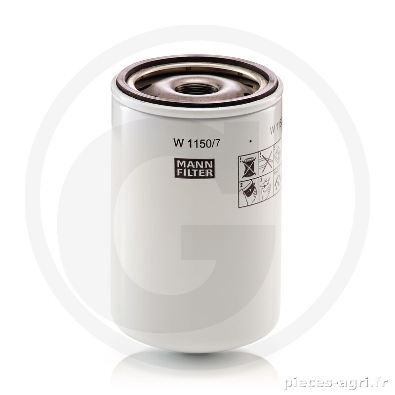 MANN FILTER Filtre à huile moteur vue 2