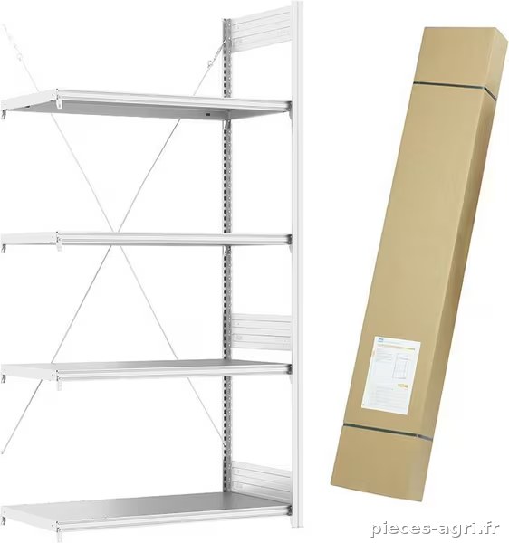 Rayonnage extension 2000x1000x400mm (4 tablettes) · réf. FLT2041A1