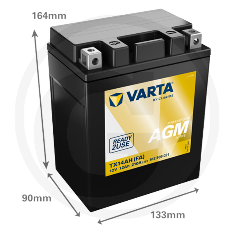 Varta Powersports AGM · réf. 12365000