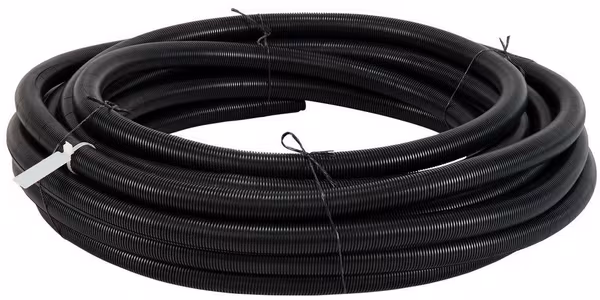 Tube de protection 25mm 25m flexible ondulé, fermé, noir vue 2