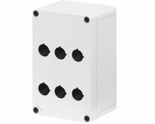 Boîtier touch. 6 hl 22 mm H=90 mm · réf. 080CS11189P6
