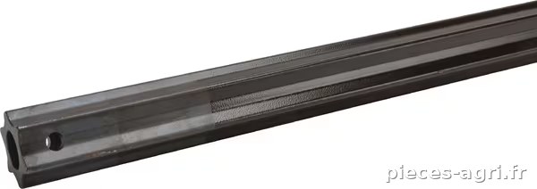 Tube profilé intérieur S4GA, en étoile, diamètre 51 x 37 x 4,5 mm, longueur : 1 400 mm · réf. 7544981400