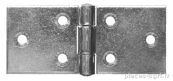 Charnière plate 38x90mm · réf. 0960170402300
