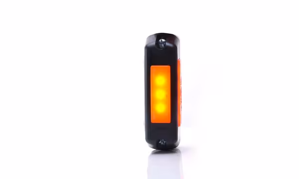 Feu de position avant/arrière/latéral LED, rectangulaire, 12-24V, 90x28x35,5 mm · réf. LA30090