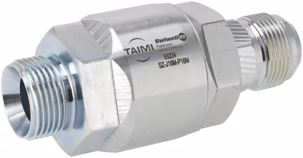 Raccord pivotant M 1-5/16 JIC x M 1" BSP · réf. SZJ16MP16M