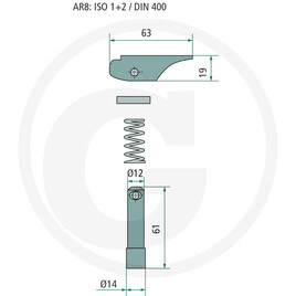 Vetter Sécurité de dent de palette AR8 · réf. 3490009681