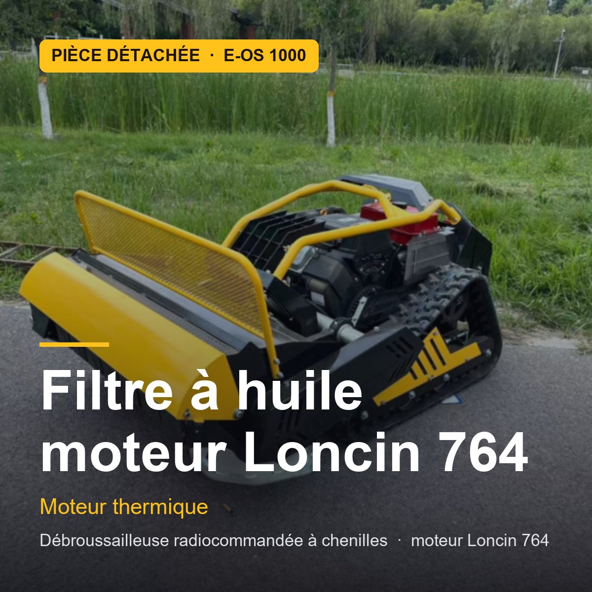 Filtre à huile moteur Loncin 764 pour E-OS 1000 · réf. 764-OIL-FILTER-ELEMENT