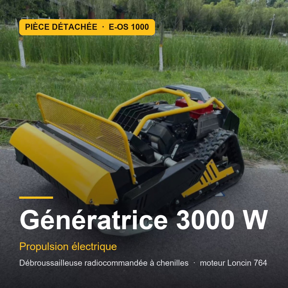 Génératrice 3000 W pour E-OS 1000 · réf. GENERATOR-3000W